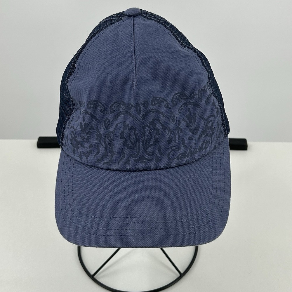 Carhartt Women's Hat‎ Blue Mesh Back Floral Print Cap